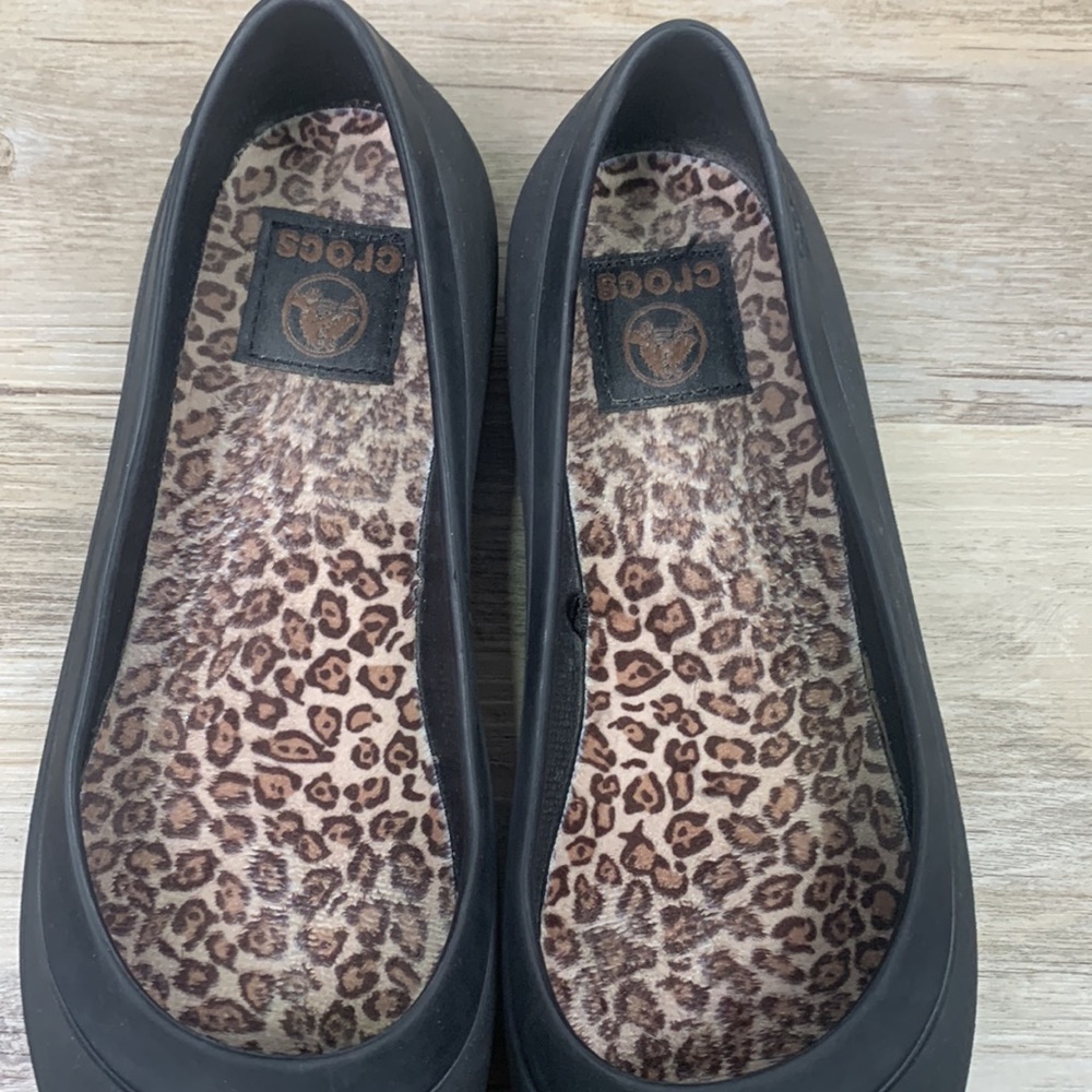 Crocs Ballet Flats Black Size 8 - Picture 6 of 11